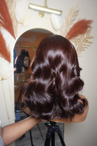 RTS Deep Burgundy Long Bob (18”)